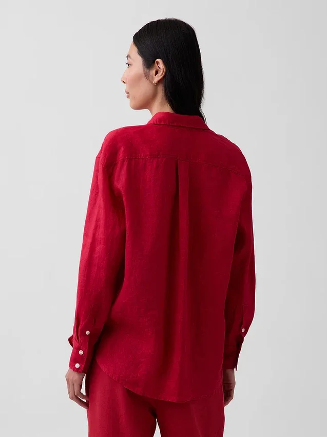 100% Linen Oversized Shirt