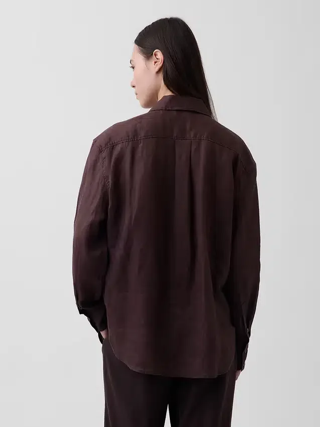 100% Linen Oversized Shirt