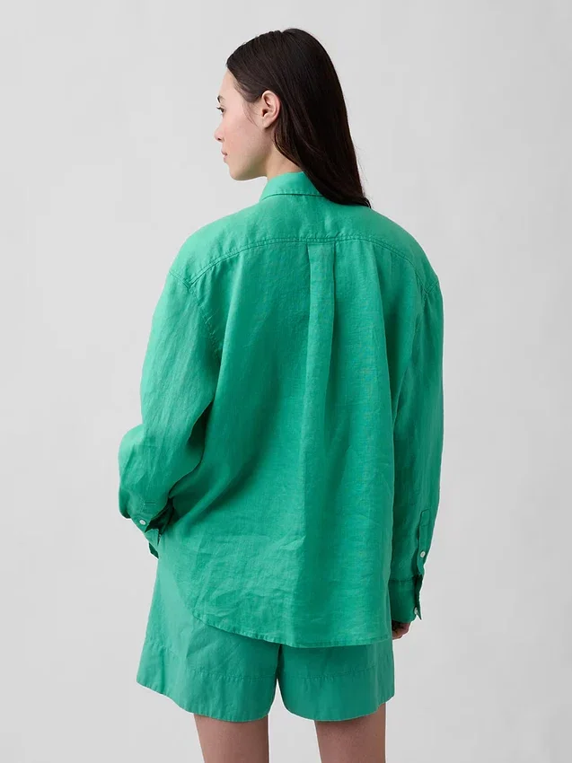 100% Linen Oversized Shirt