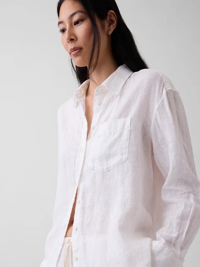 100% Linen Oversized Shirt