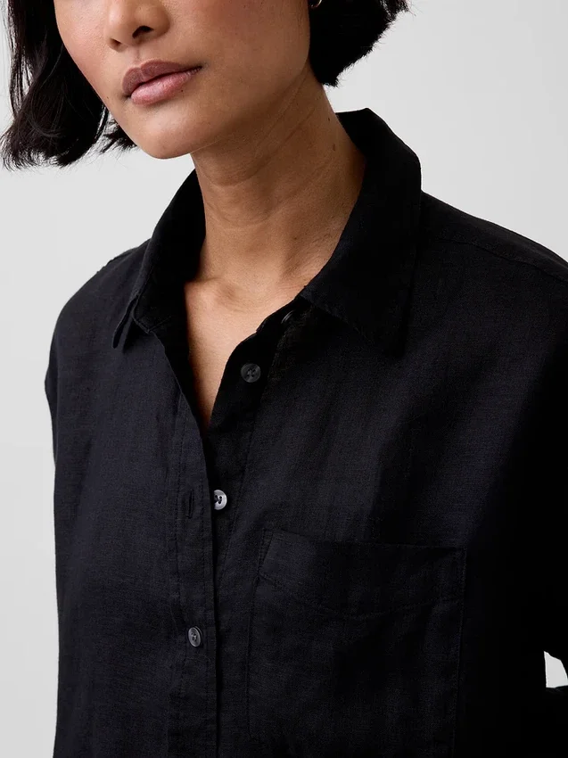 100% Linen Oversized Shirt
