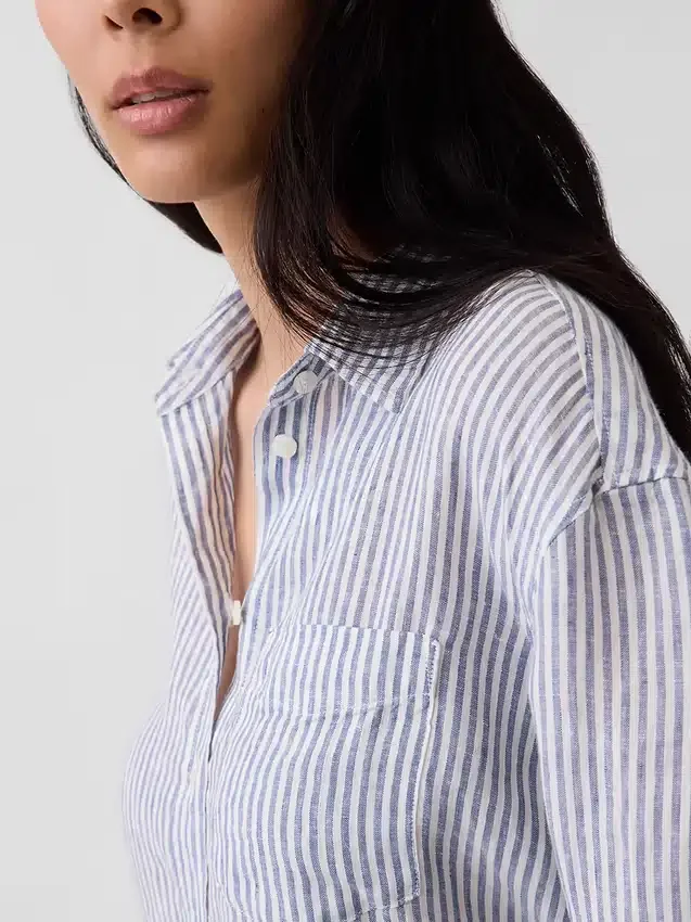 100% Linen Oversized Shirt