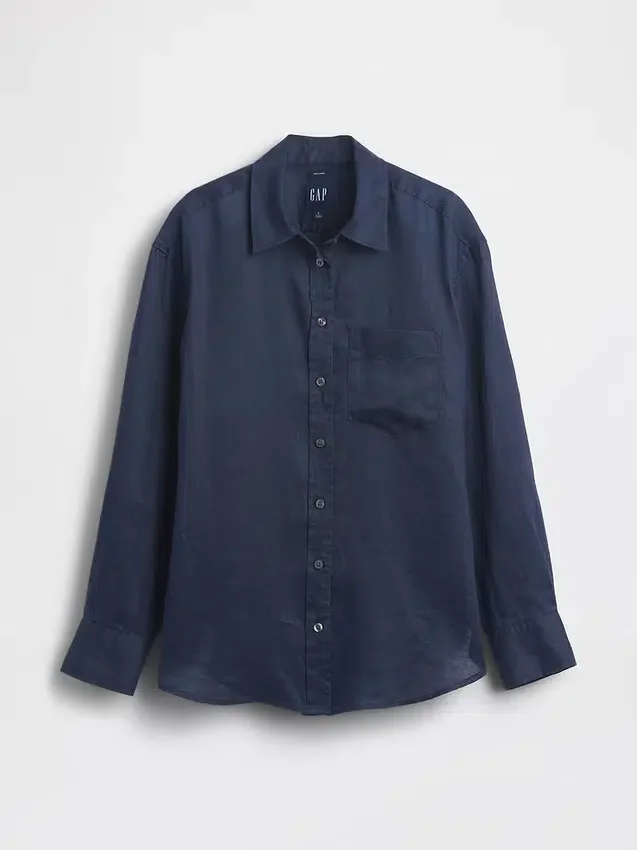 100% Linen Oversized Shirt