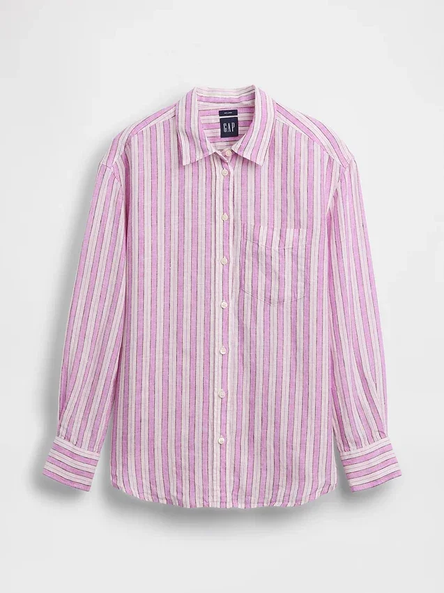 100% Linen Oversized Shirt