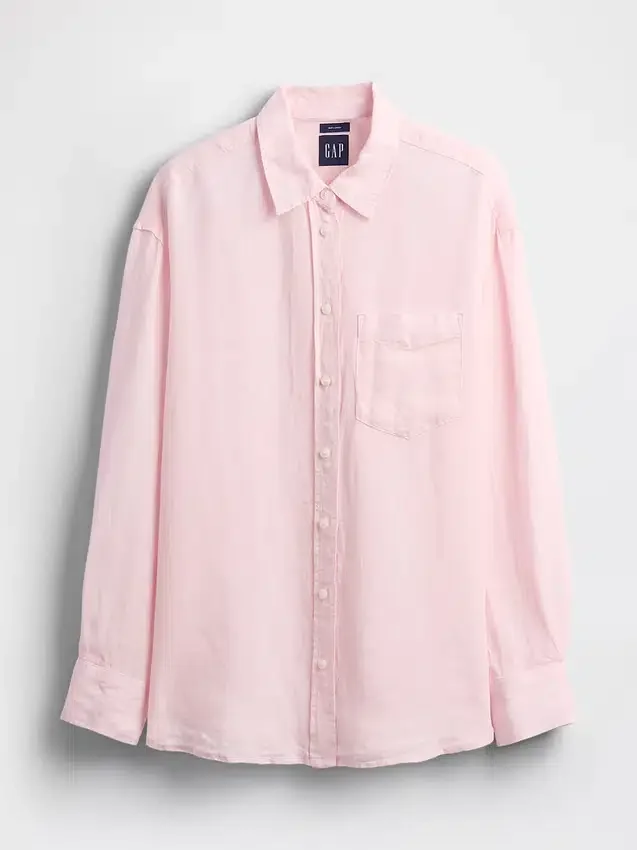 100% Linen Oversized Shirt
