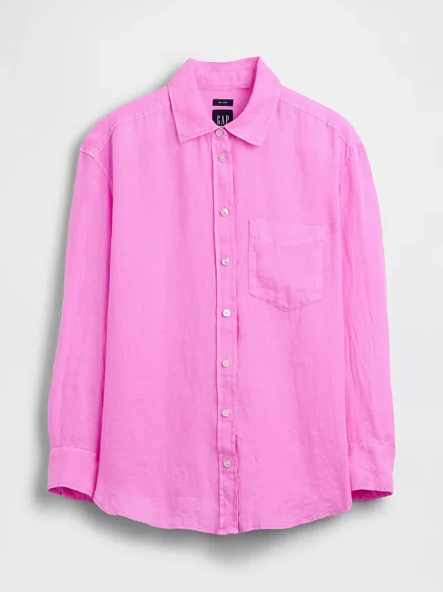 100% Linen Oversized Shirt
