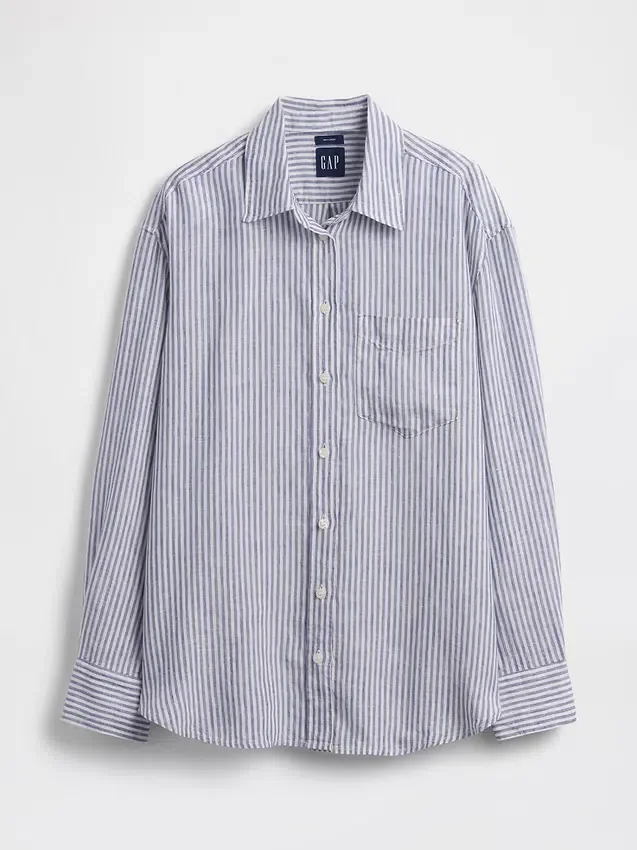 100% Linen Oversized Shirt