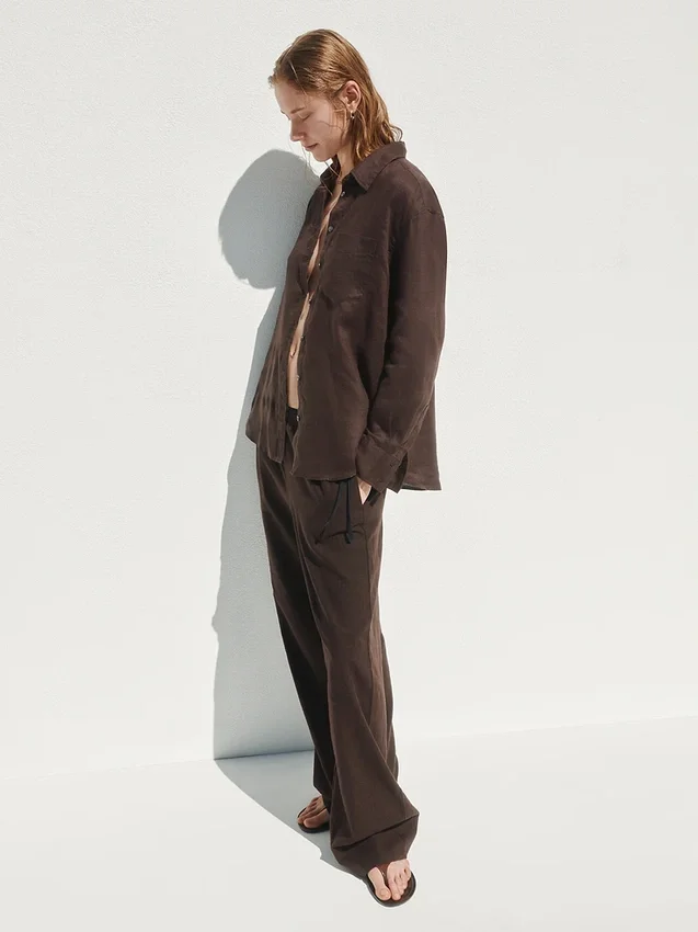 100% Linen Oversized Shirt