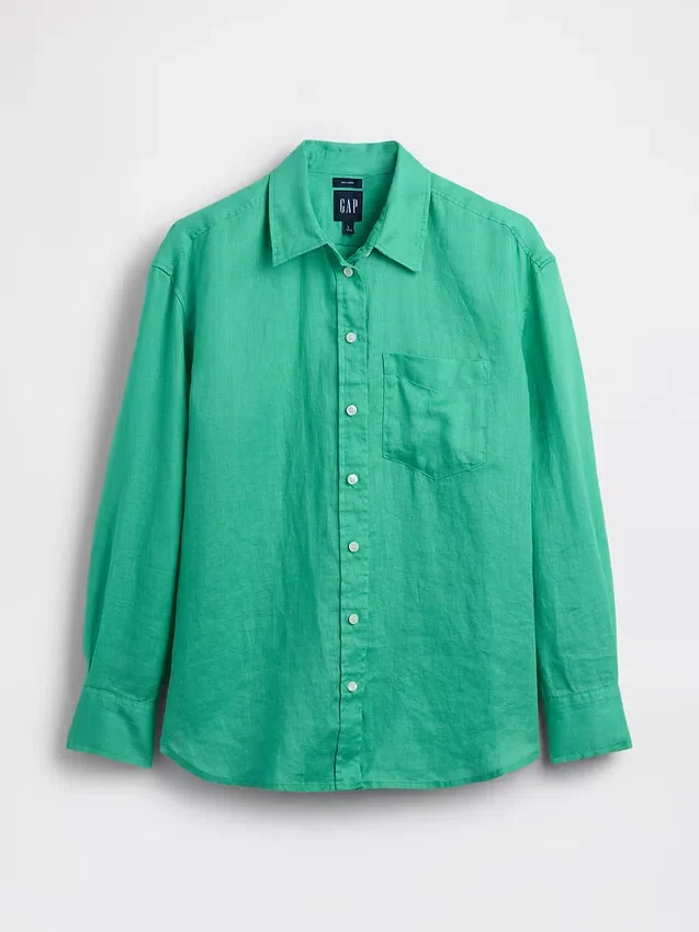 100% Linen Oversized Shirt