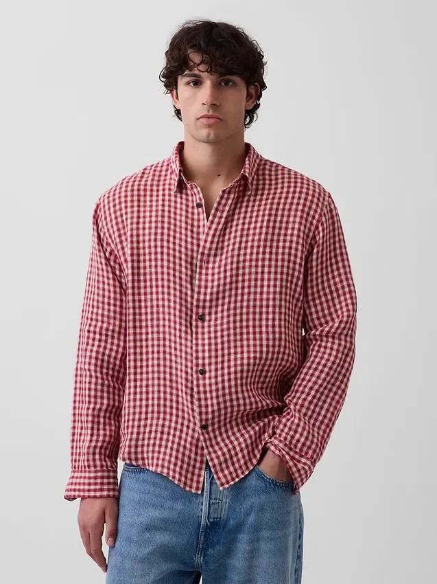 100% Linen Relaxed Shirt