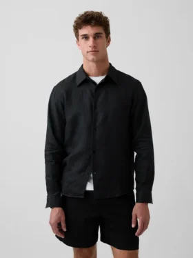100% Linen Relaxed Shirt