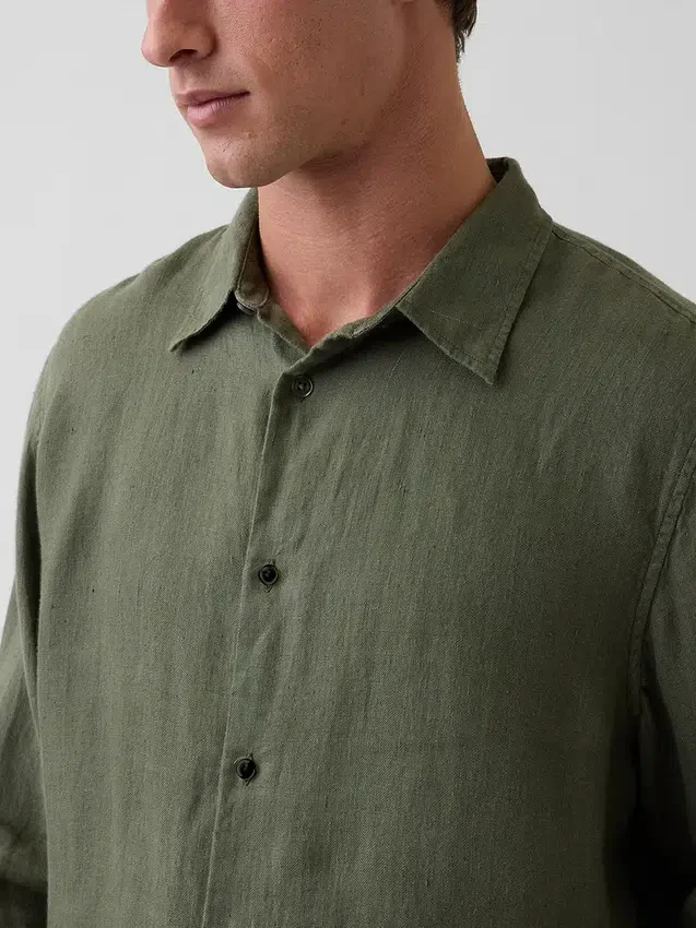 100% Linen Relaxed Shirt