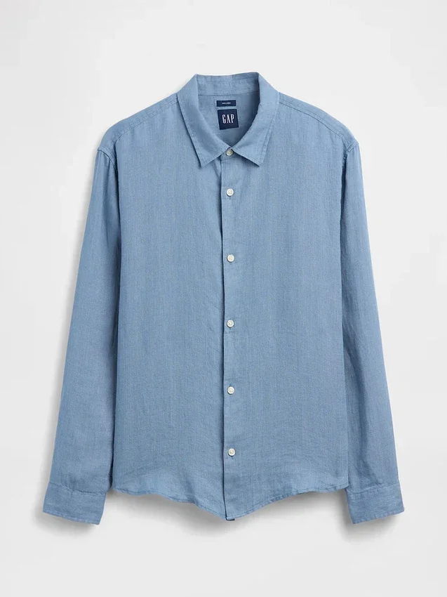 100% Linen Relaxed Shirt
