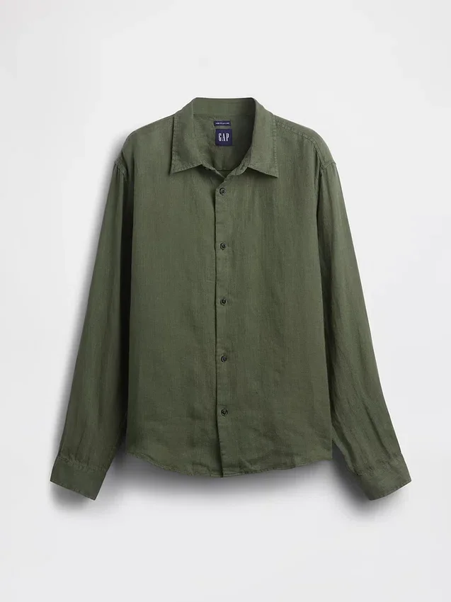 100% Linen Relaxed Shirt