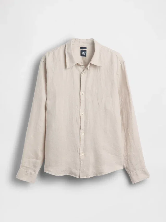 100% Linen Relaxed Shirt