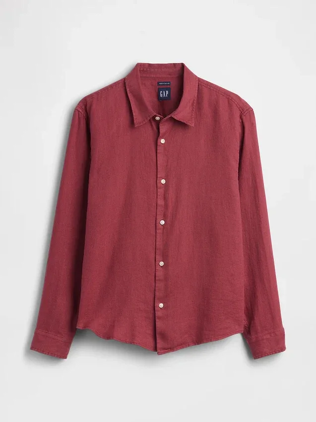 100% Linen Relaxed Shirt