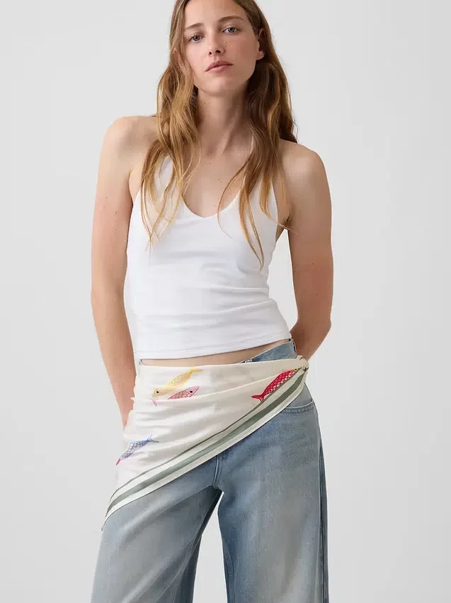 100% Silk Oversized Bandana