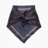 100% Silk Oversized Triangle Bandana Scarf