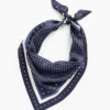 100% Silk Oversized Triangle Bandana Scarf