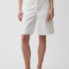 11" Mid Rise Longline Denim Shorts