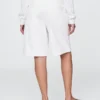 11" Mid Rise Longline Denim Shorts