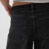 11" Mid Rise Longline Denim Shorts