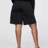 11" Mid Rise Longline Denim Shorts