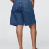 11" Mid Rise Longline Denim Shorts