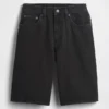11" Mid Rise Longline Denim Shorts