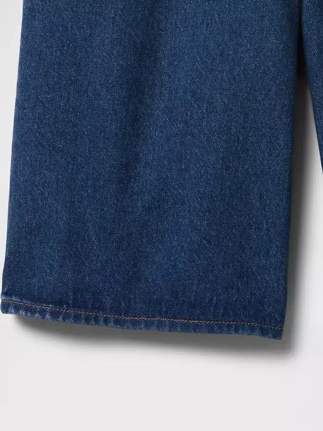 11" Mid Rise Longline Denim Shorts
