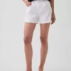 3.5" High Rise Relaxed Straight Denim Shorts