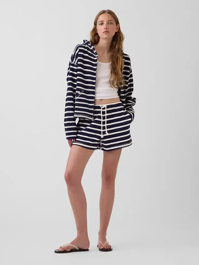 3.5" Towel Terry Relaxed Easy Shorts