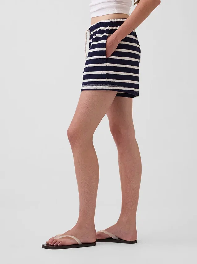 3.5" Towel Terry Relaxed Easy Shorts