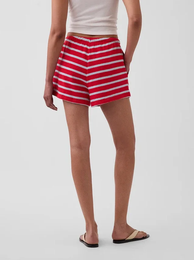 3.5" Towel Terry Relaxed Easy Shorts
