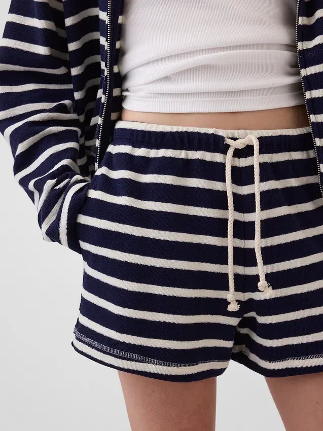 3.5" Towel Terry Relaxed Easy Shorts