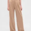 365 High Rise Brushed Twill Pleated Trousers