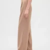 365 High Rise Brushed Twill Pleated Trousers