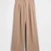365 High Rise Brushed Twill Pleated Trousers
