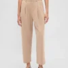 365 High Rise Brushed Twill Taper Ankle Trousers