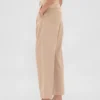 365 High Rise Brushed Twill Taper Ankle Trousers