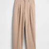 365 High Rise Brushed Twill Taper Ankle Trousers