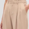 365 High Rise Brushed Twill Taper Ankle Trousers