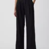 365 High Rise Linen-Blend Trousers