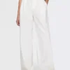 365 High Rise Linen-Blend Trousers
