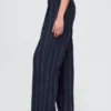 365 High Rise Linen-Blend Trousers