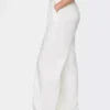 365 High Rise Linen-Blend Trousers
