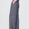 365 High Rise Linen-Blend Trousers