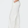 365 High Rise Linen-Blend Trousers