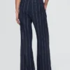 365 High Rise Linen-Blend Trousers