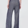 365 High Rise Linen-Blend Trousers